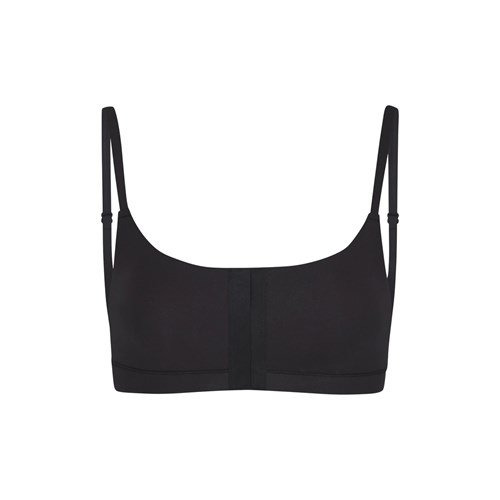 SKIMS Adaptive Fits Everybody Scoop Bralette Onyx | 1672-JNFZM