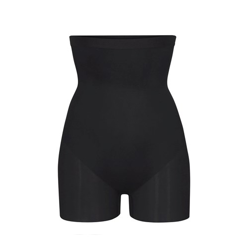 SKIMS Barely There High-waisted Shortie Onyx | 7240-YBLKI
