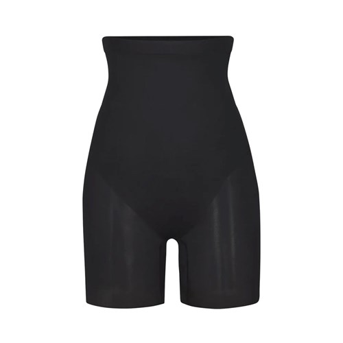 SKIMS Barely There Mid Thigh Kurzes Onyx | 8215-TWGBH