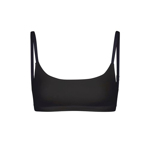 SKIMS Baumwoll Jersey Scoop Bralette Soot | 8624-AUFKM