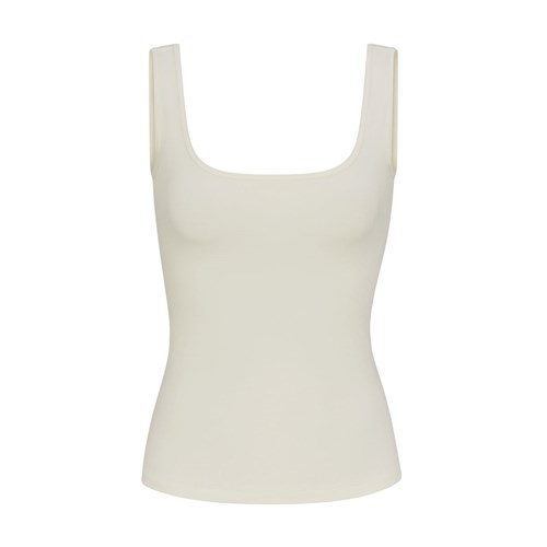 SKIMS Baumwoll Jersey Tank Bone | 1395-ESULO