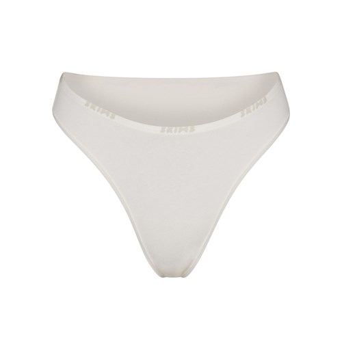 SKIMS Baumwoll Logo High Leg Bikini Marble | 7591-ECYGV