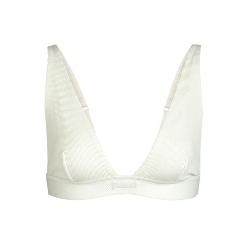 SKIMS Baumwoll Plunge Bralette Bone | 1986-ZRGAU