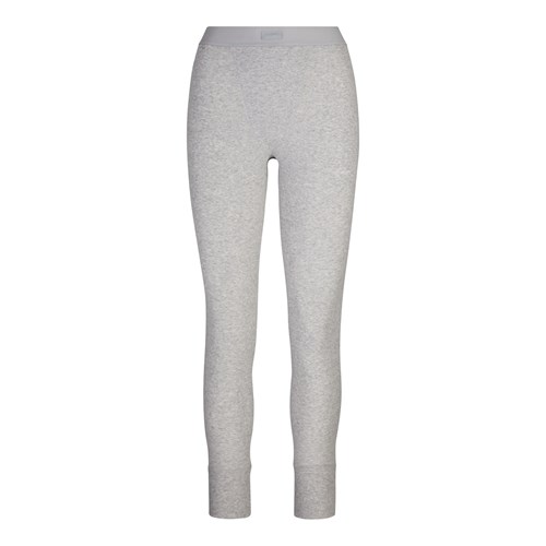 SKIMS Baumwoll Rib Legging Hellgrau | 4097-ABOIM