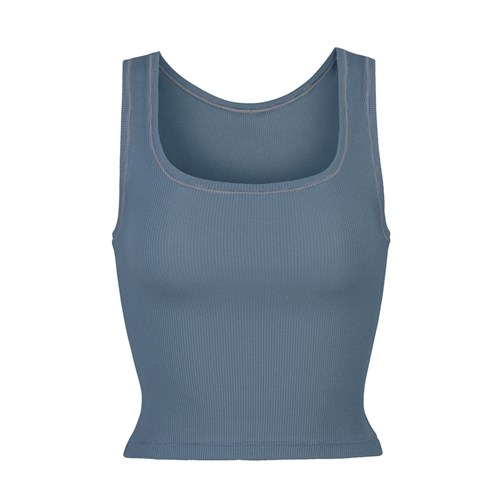 SKIMS Baumwoll Rib Tank Kyanite | 1736-LCNXJ