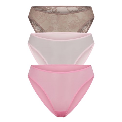 SKIMS Brief Panty Pack Begonia Multi | 8412-ZIKNG