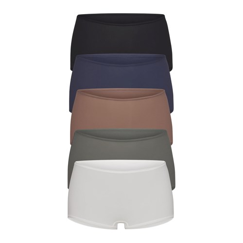 SKIMS Fits Everybody Boy Kurzes Pack Juniper Multi | 8570-GJCFB