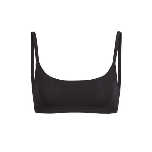 SKIMS Fits Everybody Scoop Bralette Onyx | 4658-GYVZL
