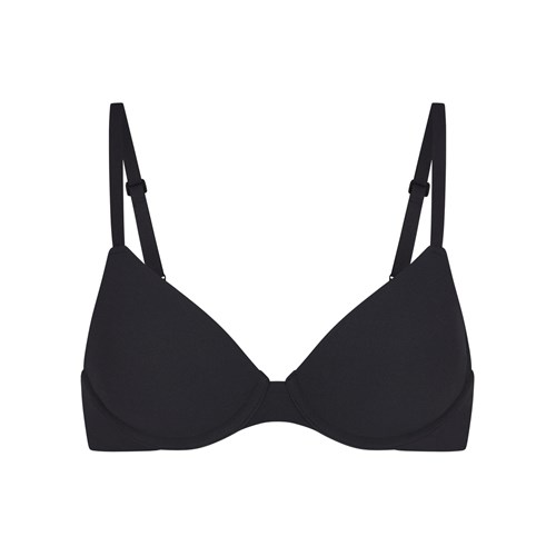 SKIMS Fits Everybody T-shirt Bra Onyx | 8914-SUNCV