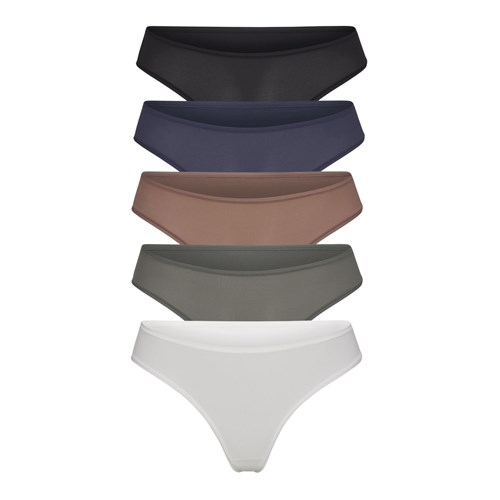 SKIMS Fits Everybody Tanga Pack Juniper Multi | 6947-OJWGI