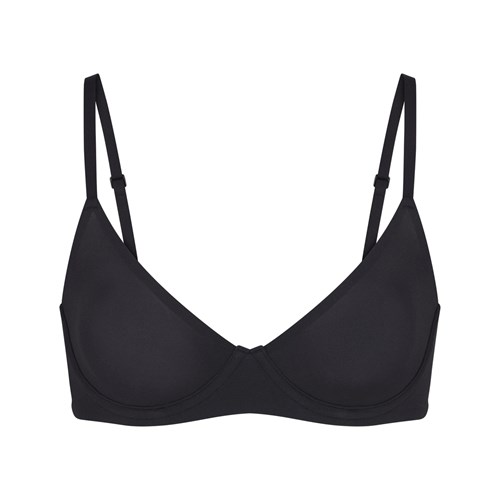 SKIMS Fits Everybody Unlined Demi Bra Onyx | 5742-EFIQU