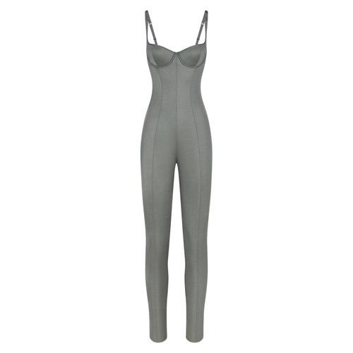 SKIMS Glissenette Catsuit Thunder | 2847-OYKHT