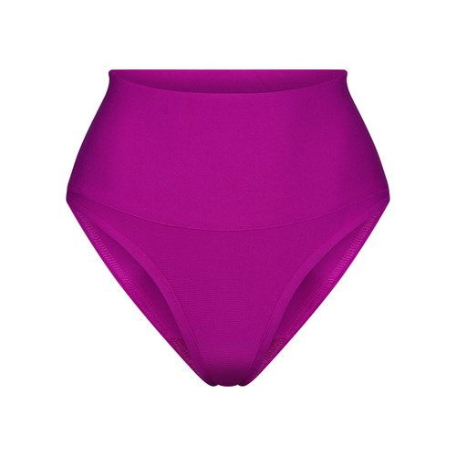 SKIMS Knit Beachwear High-waisted Bottom Lollipop | 6591-SNZYX