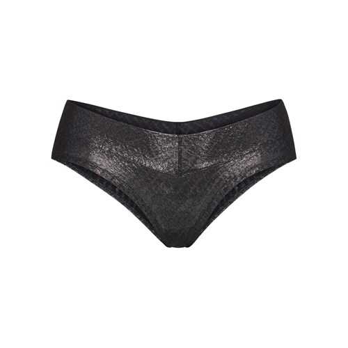 SKIMS Logo Mesh Foil Hipster Onyx | 2940-VLRMK