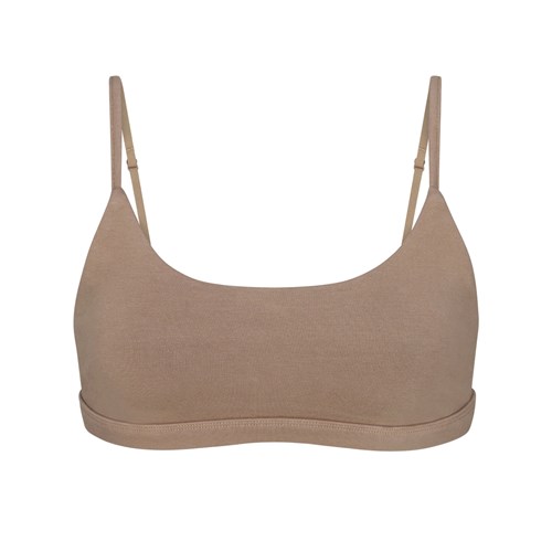 SKIMS Outdoor Scoop Neck Bralette Desert | 8591-XTFQP