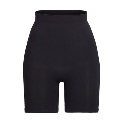 SKIMS Sculpting Kurzes Mid Thigh W/ Open Gusset Onyx | 4139-ANWJK