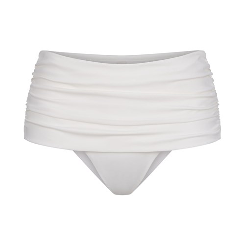 SKIMS Shaping Swim Fold Over Bikini Bottom Marble | 1724-QFAWV