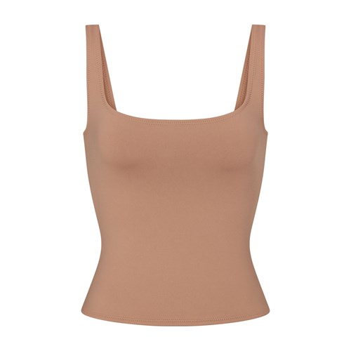 SKIMS Shaping Swim Tank Bikini Top Sienna | 6534-LTWQX