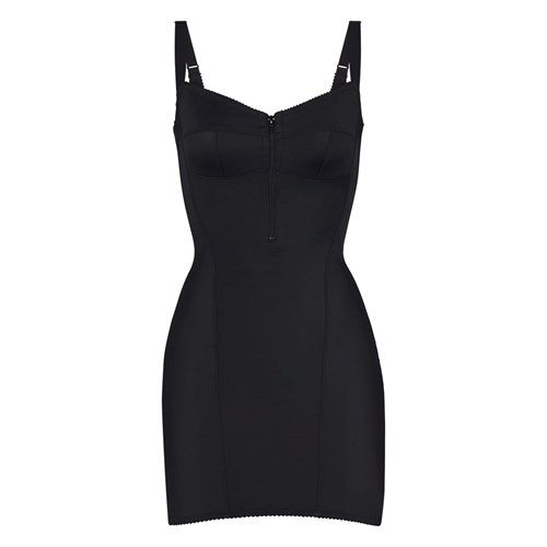 SKIMS Skims Glam Slip Kleider Onyx | 4582-CXDKJ