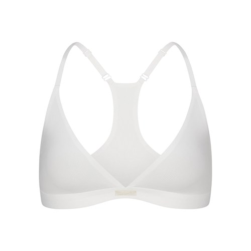 SKIMS Smooth Rib Racerback Triangle Bralette Marble | 6312-UWXSN