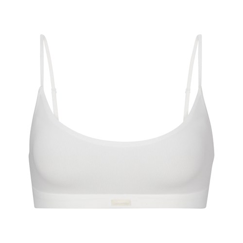 SKIMS Smooth Rib Scoop Neck Bralette Marble | 2689-DHKML