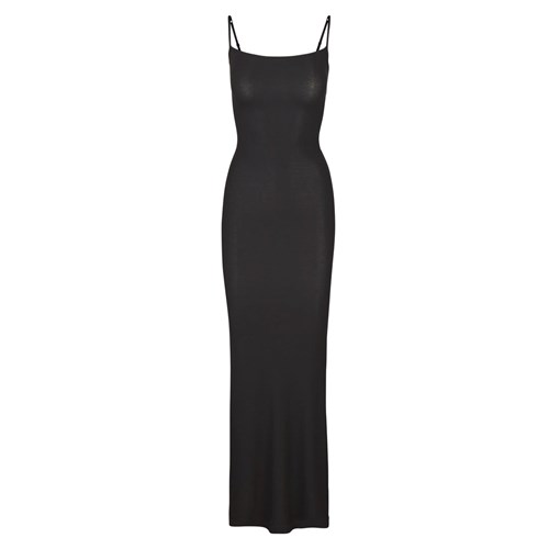 SKIMS Soft Lounge Long Slip Kleider Onyx | 7084-RTYJU