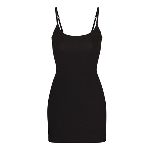 SKIMS Soft Lounge Slip Kleider Onyx | 3978-HLWZQ