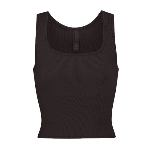 SKIMS Soft Lounge Tank Onyx | 6702-HFEGX