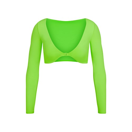 SKIMS Swim Long Sleeve Shrug Grün | 3914-NVKCY