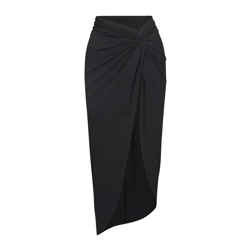 SKIMS Swim Sarong Skirt Onyx | 3607-CIPGU