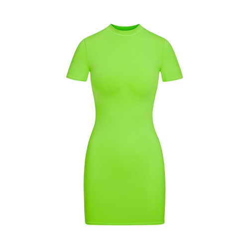 SKIMS Swim T-shirt Kleider Grün | 3670-IEUDN