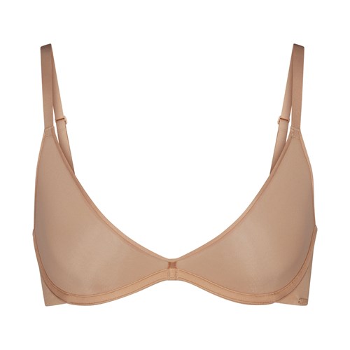 SKIMS Weightless Scoop Bra Clay | 4168-ILOTK