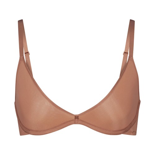 SKIMS Weightless Scoop Bra Sienna | 9185-DEOZM